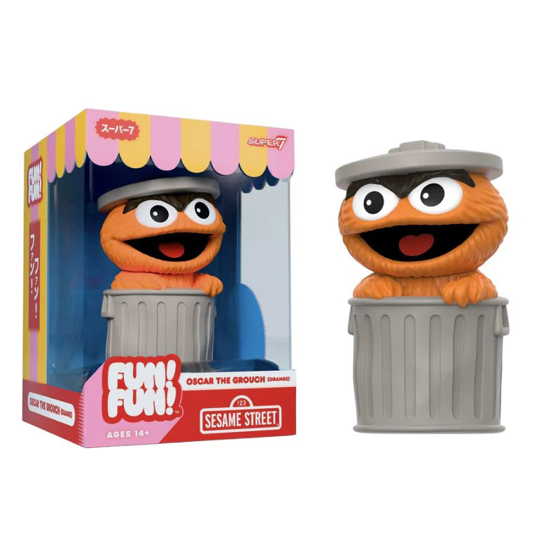 Sesame Street – Oscar the Grouch (Orange) Fun! Fun! Figure