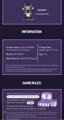 POP MART - Skull Panda - The Sound Blind Box