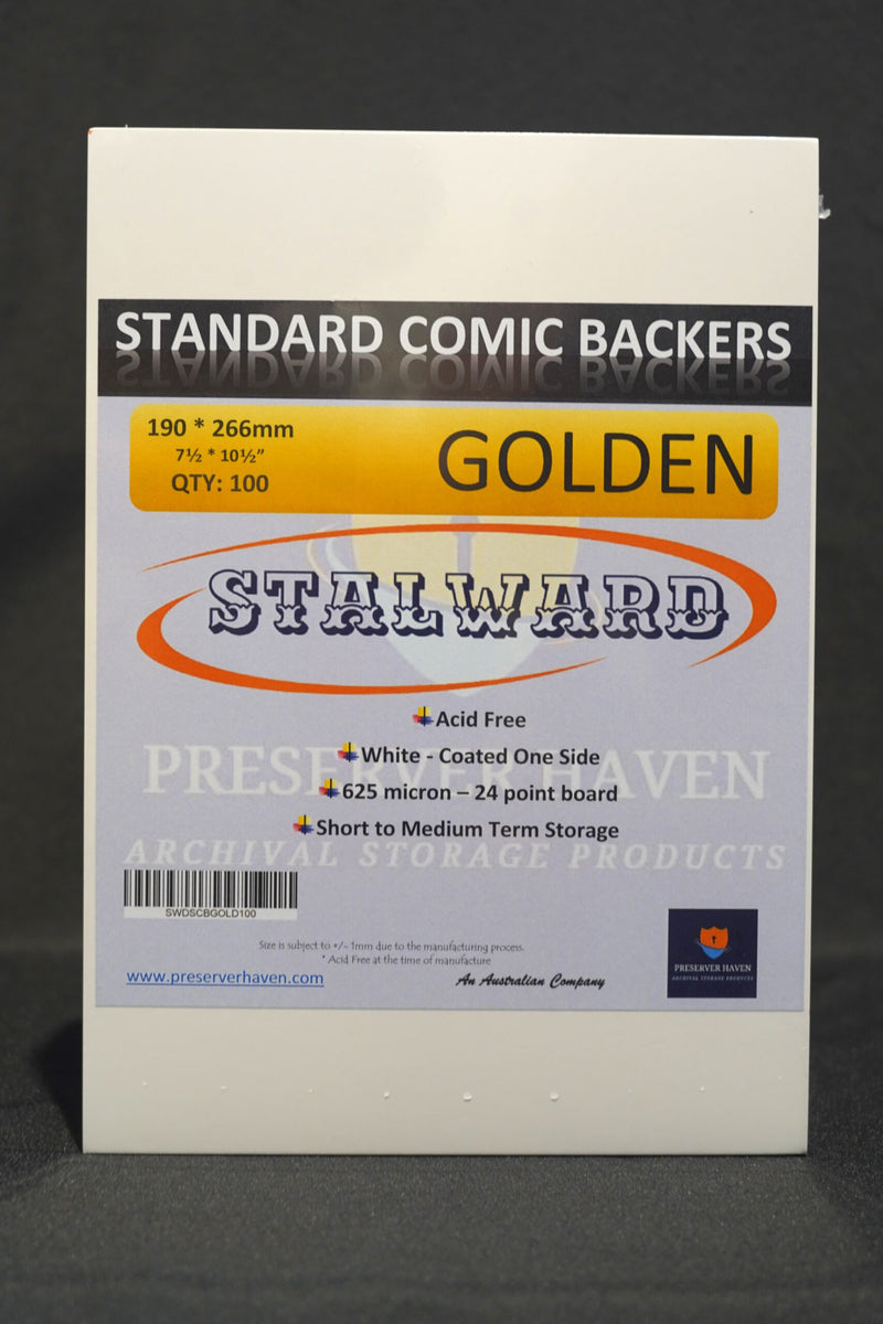 Stalward Comic Backing Boards Golden Size (100)