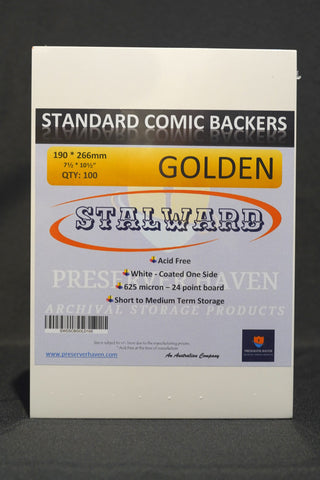 Stalward Comic Backing Boards Golden Size (100)
