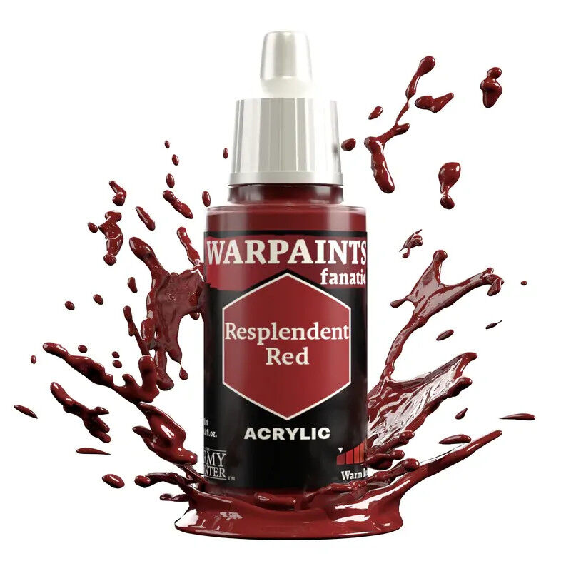 The Army Painter Warpaints Fanatic: Resplendent Red - 18ml Acrylic Paint