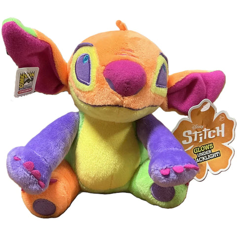 Disney Lilo and Stitch - Black Light Plush Stitch 6" SDCC Exclusive