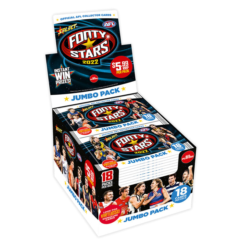 2022 AFL Footy Stars Hobby Box (18 Packs)