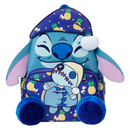 SDCC 2024 Loungefly  Limited Edition Bedtime Stitch Glow Mini Backpack and Zip Around Wallet
