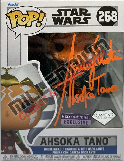 Pop Vinyl - Star Wars - Ahsoka Tano (268) (HER Universe Sticker) - Ashley Eckstein