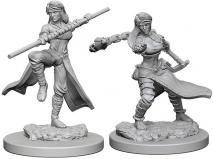 D&D - Unpainted Human Female Monk