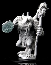 D&D - Unpainted Green Slaad