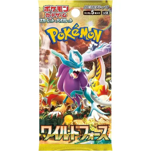 Pokémon TCG (Japanese) - Scarlet & Violet SV5k - Wild Force Booster Pack (5)
