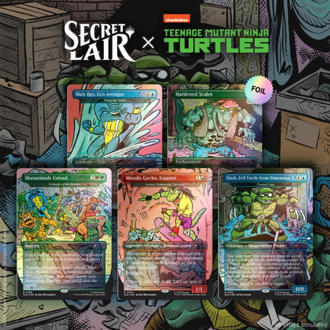 Magic the Gathering - Secret Lair x Teenage Mutant Ninja Turtles - The Mighty Mutanimals (Foil Edition)