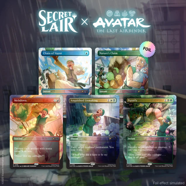Magic the Gathering - Secret Lair - Avatar: The Last Airbender: My Cabbages! (Foil Edition)