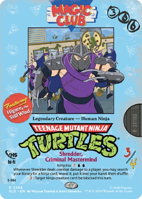 Magic the Gathering - Secret Lair x Teenage Mutant Ninja Turtles - VHS Villains