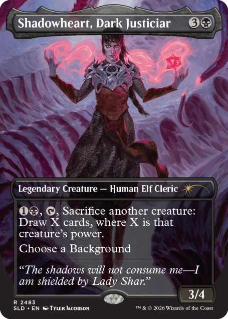 Magic the Gathering - Secret Lair x Dungeon's & Dragon's - Shadowheart's Devotion