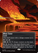 Blast Zone (0137) (Borderless) (Fracture Foil) [Edge of Eternities: Stellar Sights]