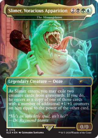 Magic the Gathering - Secret Lair x Ghostbusters: Slimer Foil Edition