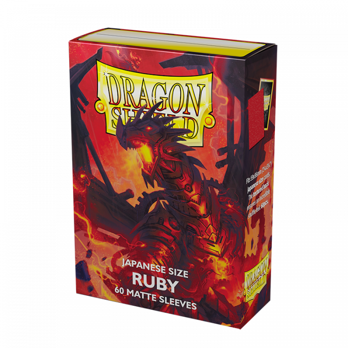 Dragon Shield - Sleeves - Box 60 - Matte (Japanese Size)