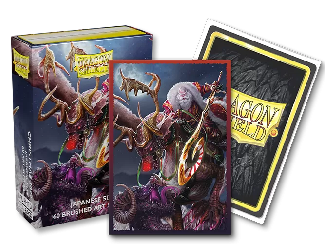 Dragon Shield - Sleeves - Box 60 - Brushed Art - Christmas 2022 (Japanese Size)