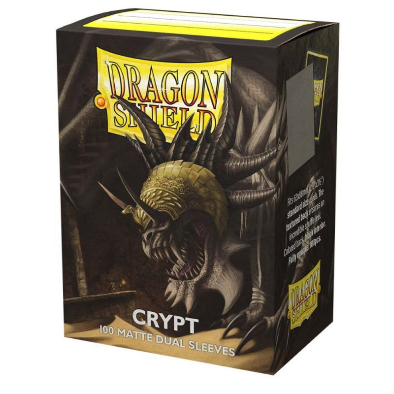 Dragon Shield - Sleeves - Box 100 - Standard Size Dual Matte Crypt (Neonen)