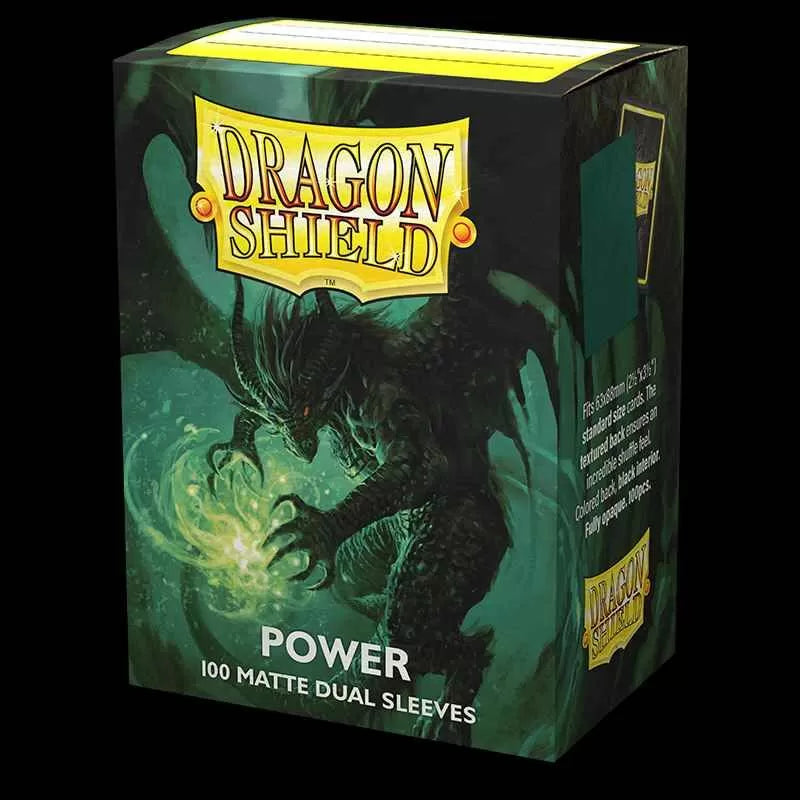Dragon Shield - Sleeves - Box 100 - Standard Size - Matte Dual - Power
