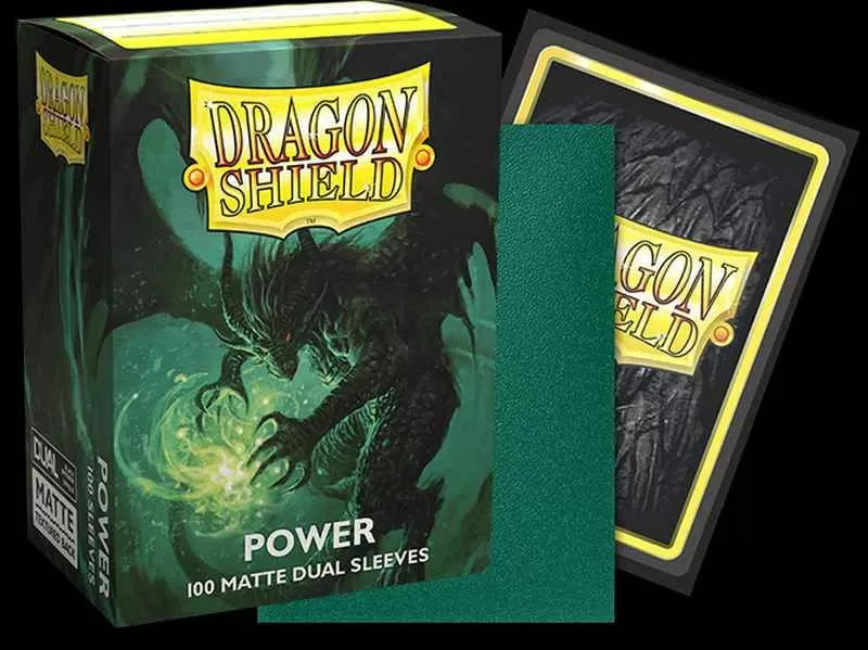 Dragon Shield - Sleeves - Box 100 - Standard Size - Matte Dual - Power