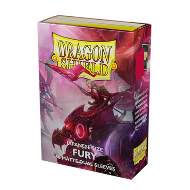 Sleeves - Dragon Shield - Box 60 - Dual Matte Fury (Japanese Size)