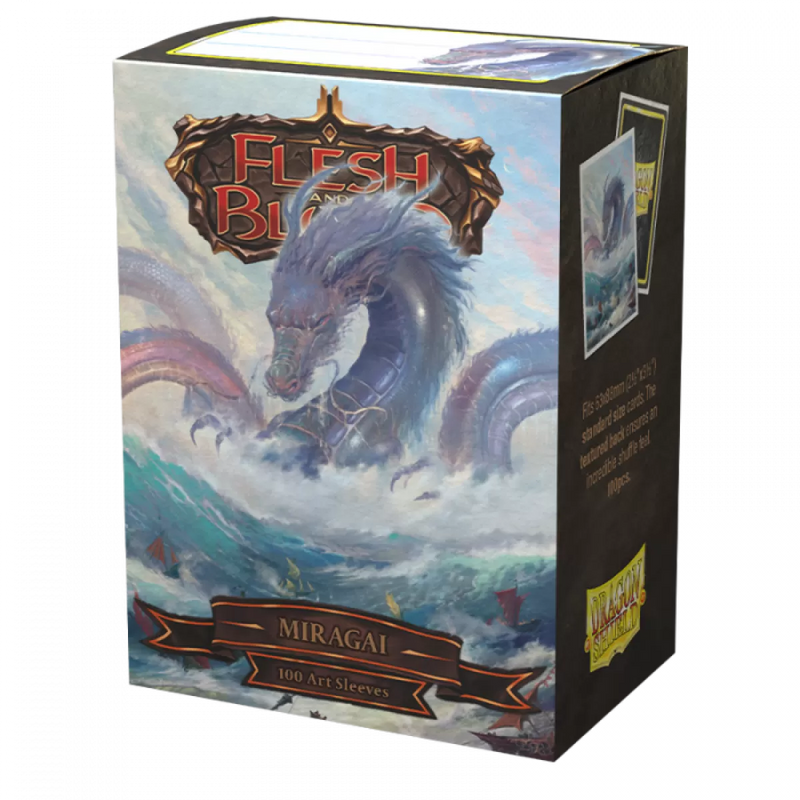 Dragon Shield - Box 100 - Matte Art - Flesh and Blood Miragai