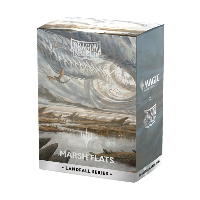 Dragon Shield - Sleeves - Box 100 - Standard Size - Matte Dual - MTG Landfall Series - Marsh Flats