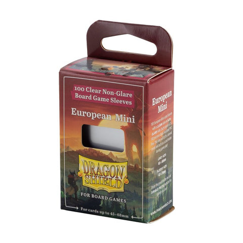Dragon Shield - Sleeves - Board Game - Clear - European Mini