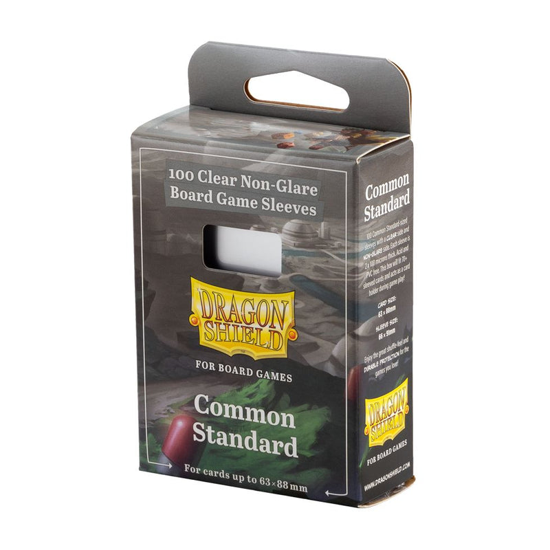 Dragon Shield - Sleeves - Board Game - Clear Non Glare - Common Standard (63x88mm)