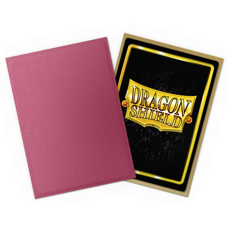 Dragon Shield - Sleeves - Box 100 - Standard Size - Matte Dual - Anniversary Edition - Pomegranate Gold