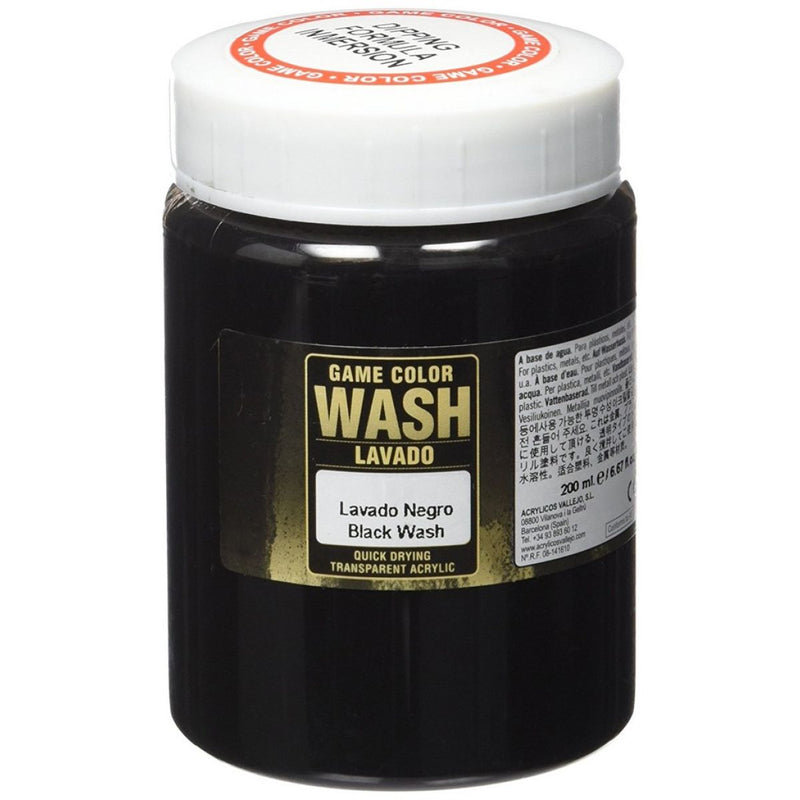 Vallejo - Game Colour - Black Wash - 200ml