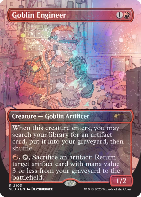 Magic the Gathering - Secret Lair - Featuring: Deathburger (Galaxy Foil Edition)