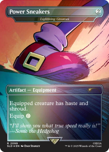 Magic the Gathering - Secret Lair - Sonic - Turbo Gear (Foil Edition)