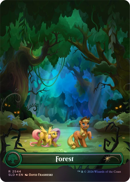 Magic the Gathering - Secret Lair x My Little Pony - The Lands of Equestria (Foil Edition)