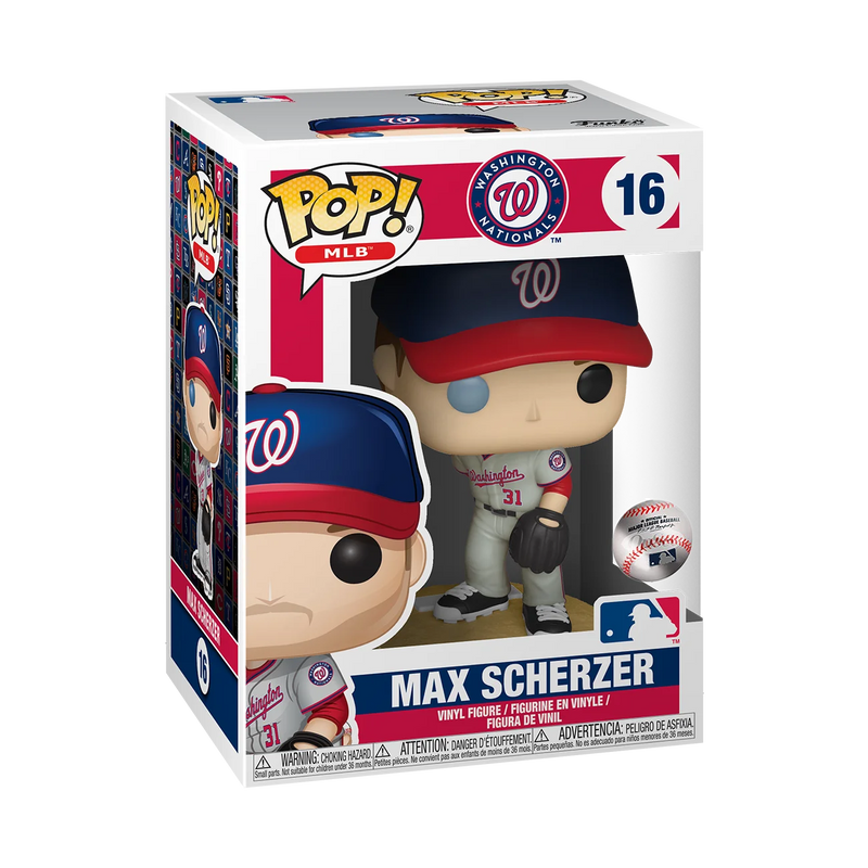 MLB Washington Nationals - Funko Pop! Figure - Max Scherzer (16)