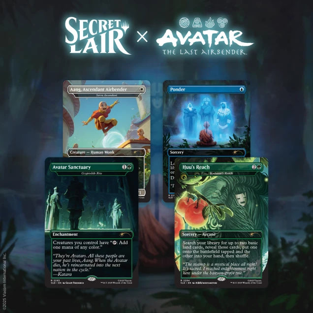 Magic the Gathering - Secret Lair - Avatar: The Last Airbender: A Lot to Learn
