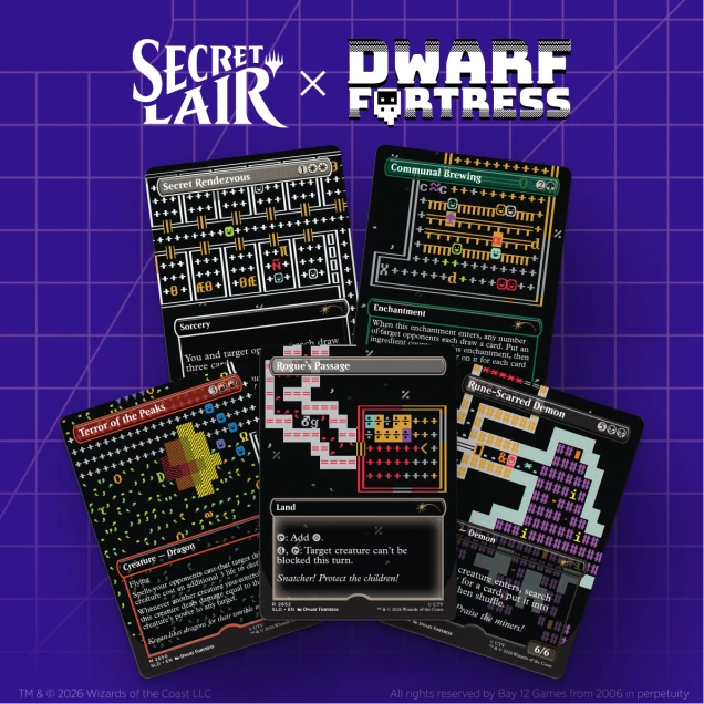 Magic the Gathering - Secret Lair x Dwarf Fortress - Create New World
