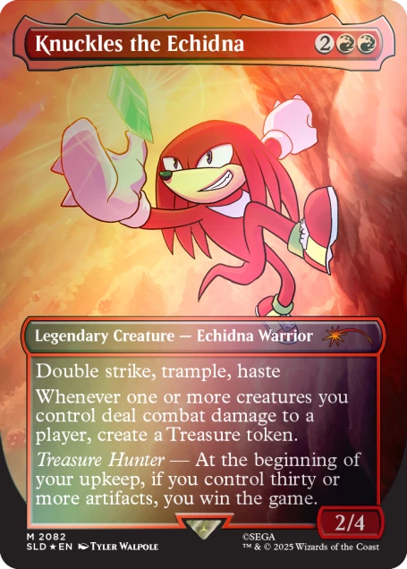 Magic the Gathering - Secret Lair - Sonic - Friends and Foes (Rainbow Foil)