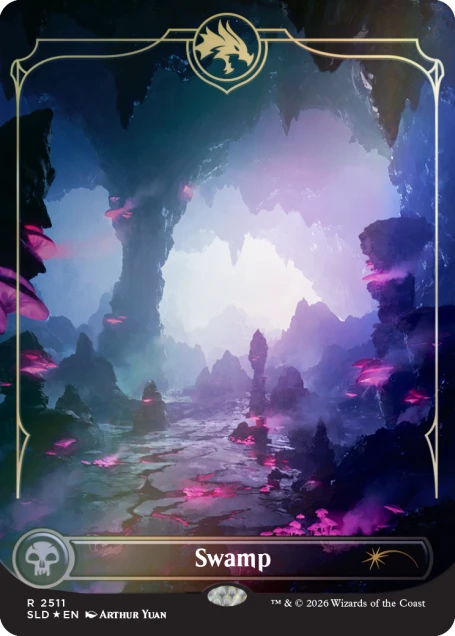 Magic the Gathering - Secret Lair x Dungeon's & Dragon's - Lands of Forgotten Realms (Foil Edition)