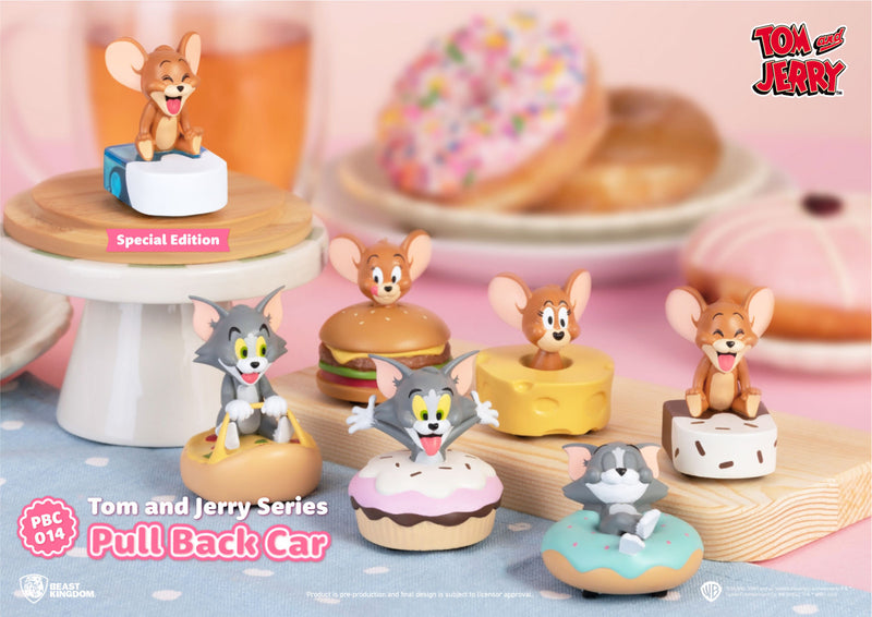 Beast Kingdom - Pull Back Cars - Tom and Jerry - Series Blind Box Set (6 in the Assortment)