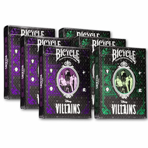 Playing Cards - Bicycle - Disney - Villains Green/Purple Mix