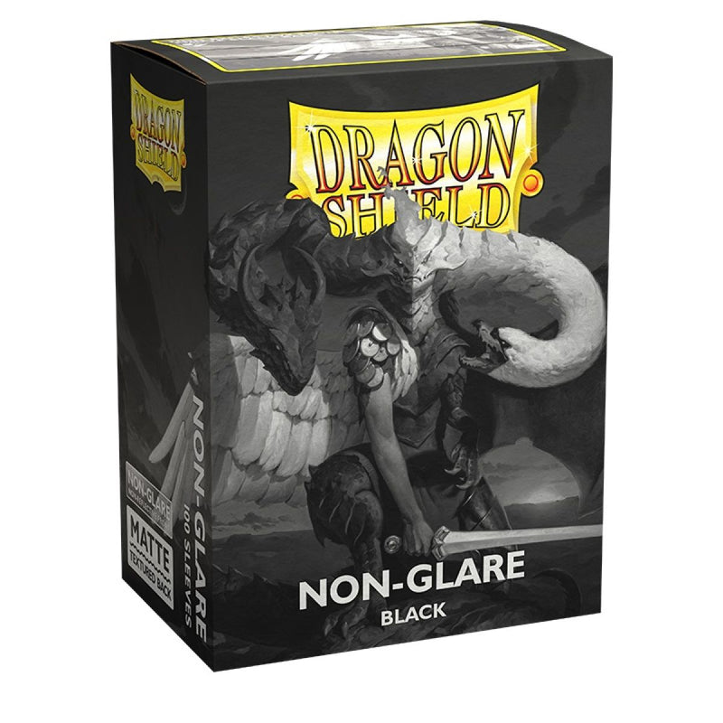 Dragon Shield - Box 100 - Non-Glare Sleeves – Matte – Black