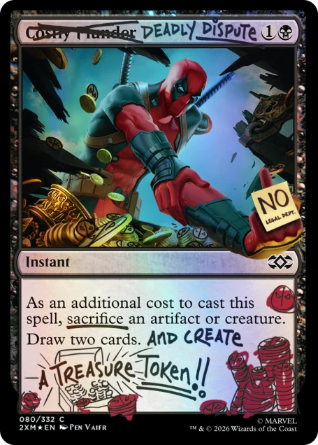 Magic the Gathering - Secret Lair - Deadpool - I Fixed It (You’re Welcome) - Foil Edition