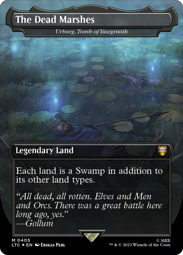 The Dead Marshes - Urborg, Tomb of Yawgmoth (Surge Foil Realms and Relics) [The Lord of the Rings: Tales of Middle-Earth Commander]