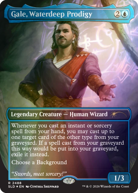 Magic the Gathering - Secret Lair x Dungeon's & Dragon's - Gale's Ambition (Foil Edition)