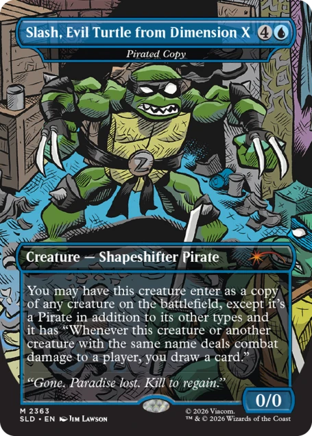 Magic the Gathering - Secret Lair x Teenage Mutant Ninja Turtles - The Mighty Mutanimals