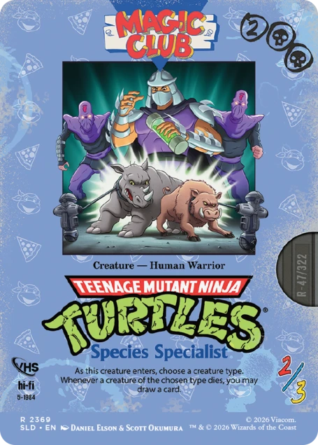 Magic the Gathering - Secret Lair x Teenage Mutant Ninja Turtles - VHS Villains