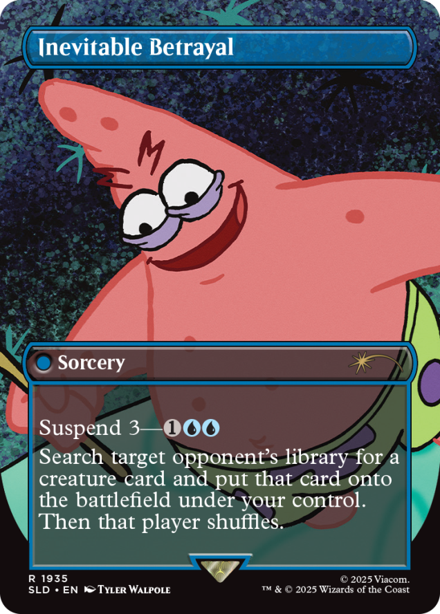 Magic the Gathering - Secret Lair - SpongeBob SquarePants: Internet Sensation Standard Edition