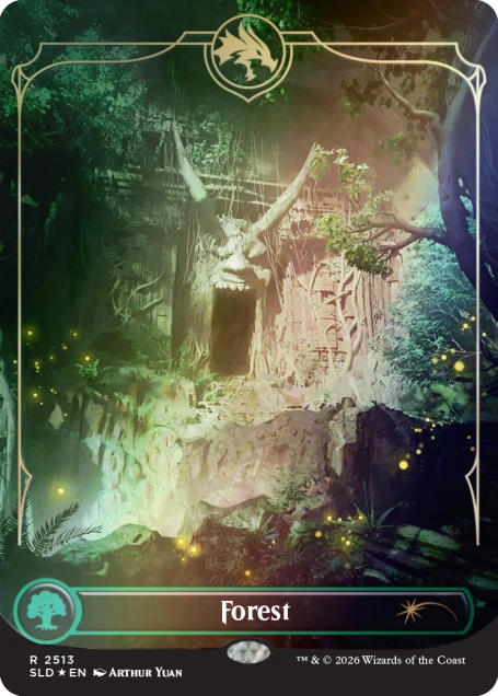 Magic the Gathering - Secret Lair x Dungeon's & Dragon's - Lands of Forgotten Realms (Foil Edition)