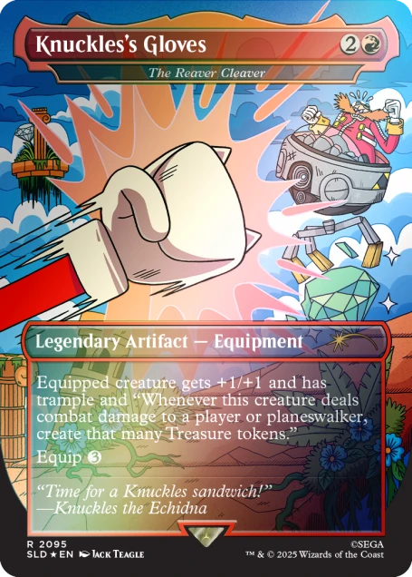 Magic the Gathering - Secret Lair - Sonic - Turbo Gear (Foil Edition)