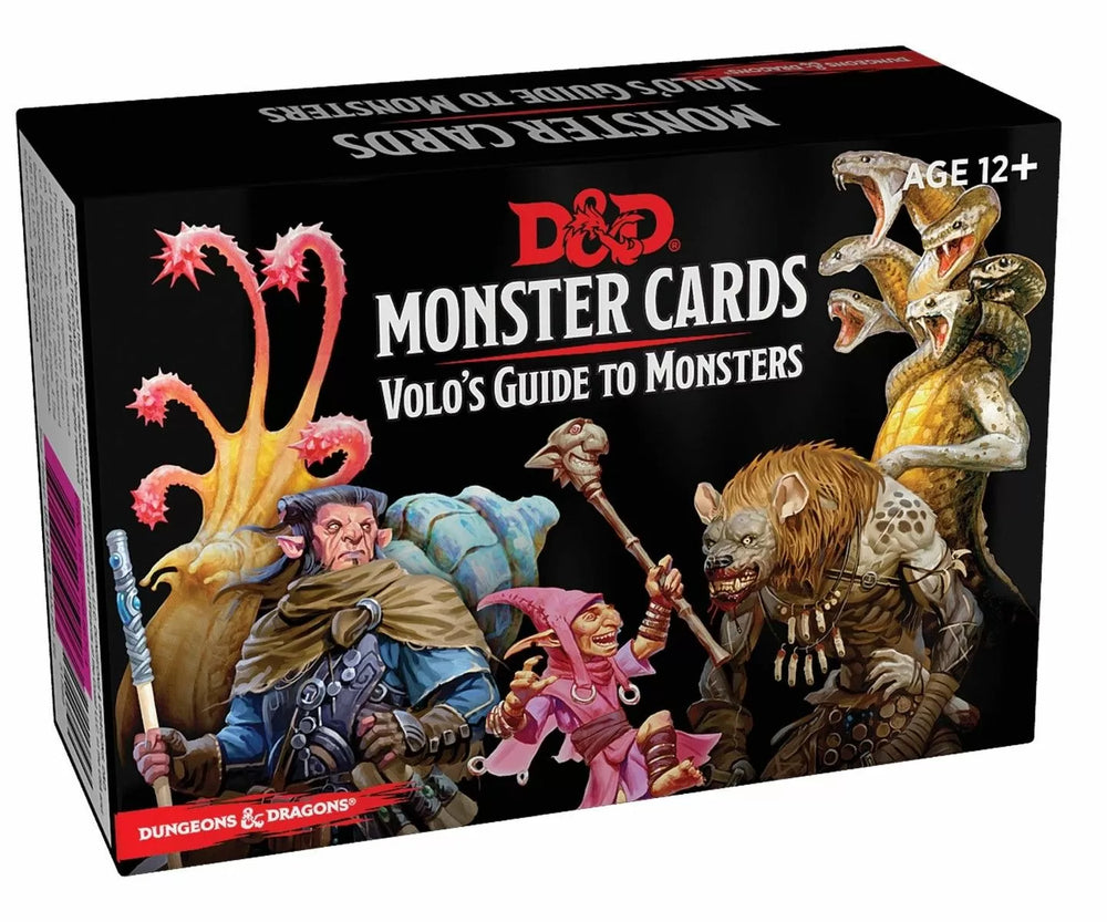 Dungeons & Dragons D&D Spellbook Cards Volo's Guide Monsters